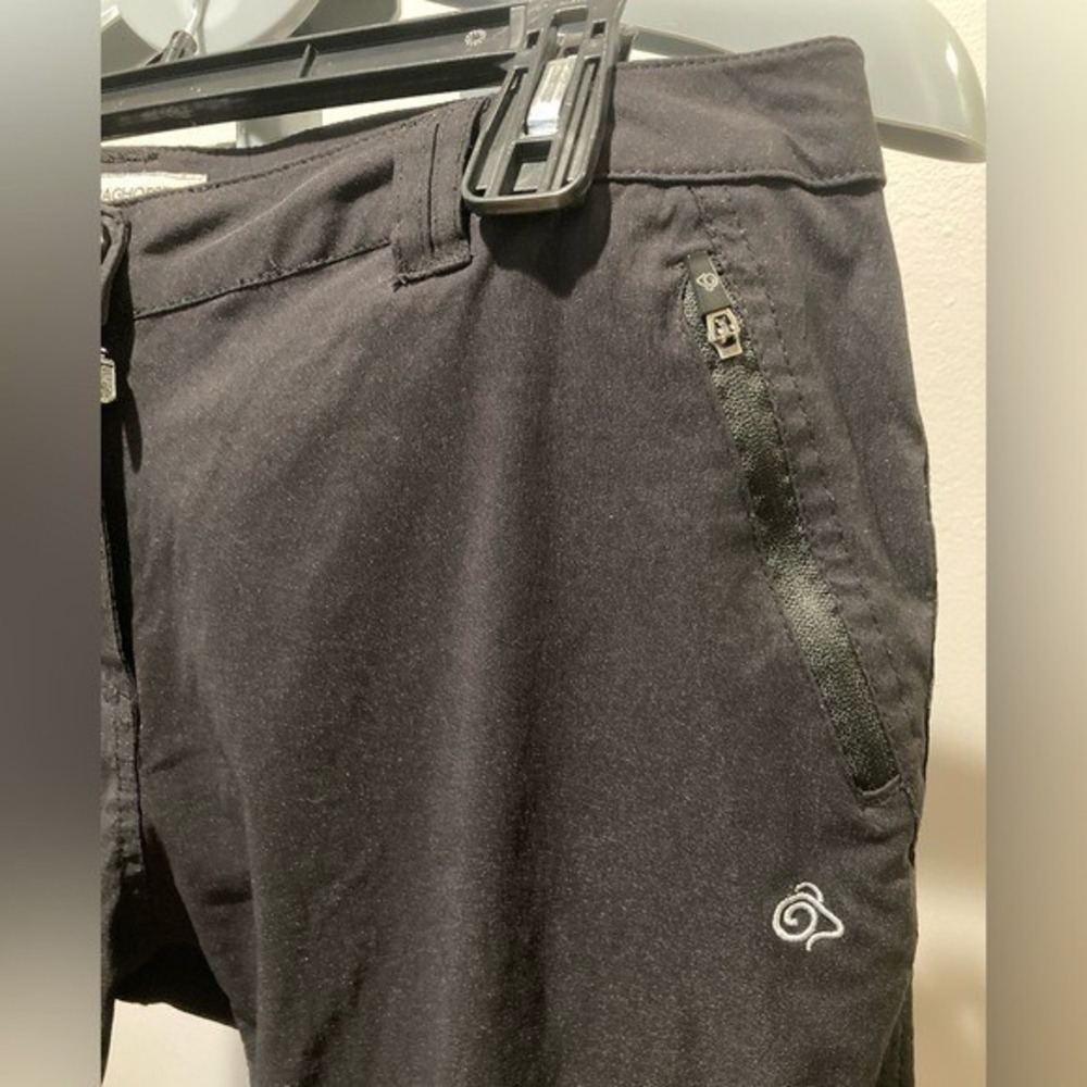 Craghoppers W US 10R Black Expert Kiwi Pro Stretch Trousers Hiking Outdoor Pants - Picture 11 of 16